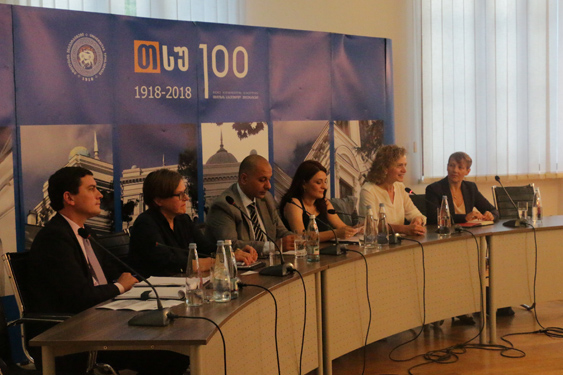 Members of EU-Georgia Parliamentary Association Committee Meet TSU Students